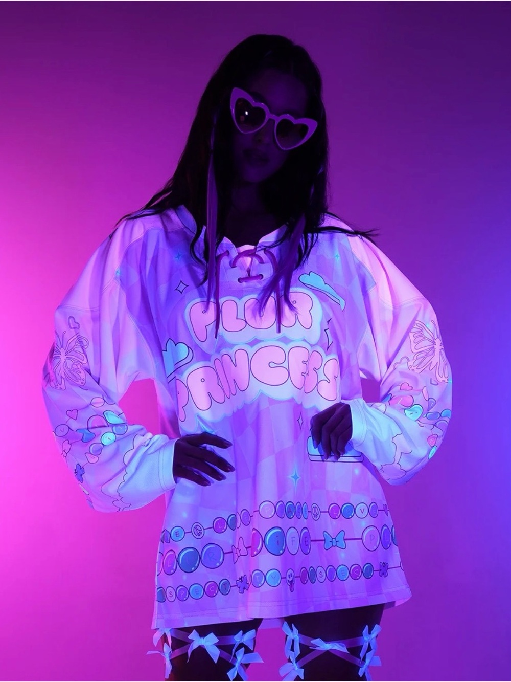 Plur Princess rave hockey jersey - Picture 2 of 4